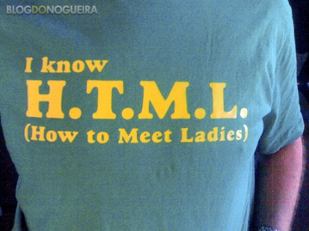 I Know HTML = Cantada de nerd!. Comentem!
